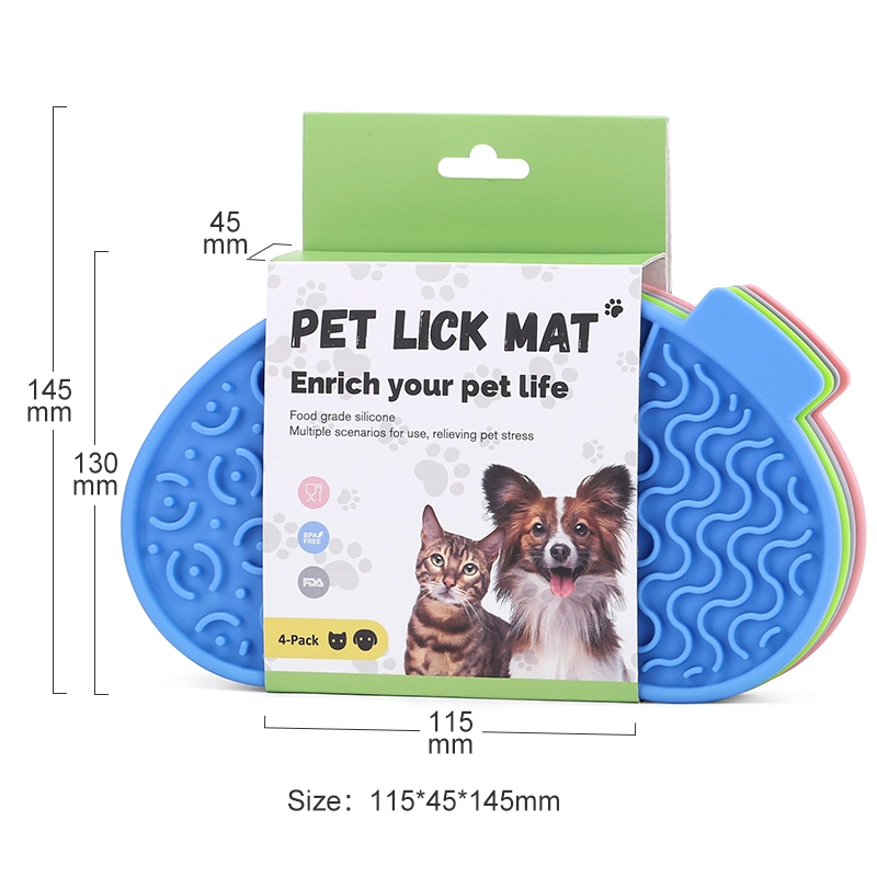 Silicone Lick Mat Puppy Cat Licking Mat Dog Peanut Butter Lick Pad