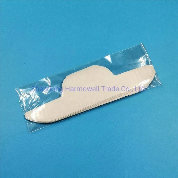 Disposable Collar Protector Sweat Pads White Collar Self-Adhesive Neck Liner Pads