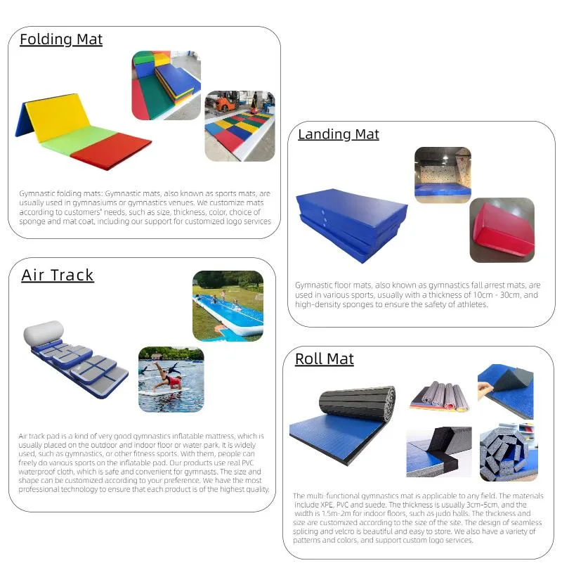 Factory Custom Size Thick Safety Triangle Gymnastic Crash Mat for Sale