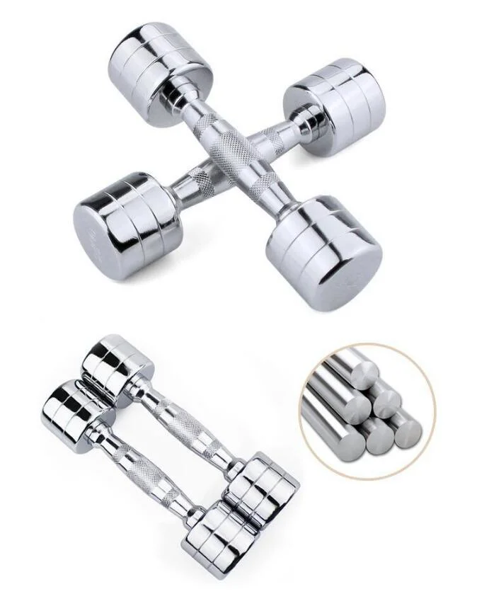 Best Quality Fitness Equipment/Gym Equipment Free Weight Fixed Electroplating Hard Chrome Dumbbell