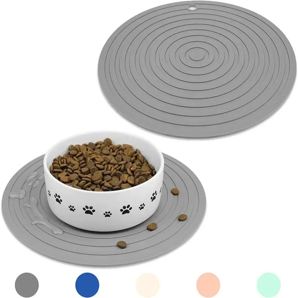 Non-Slip Silicone Pet Mat Waterproof Feeding Training Cooling