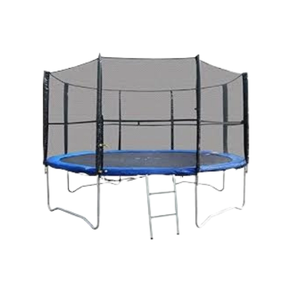 Collapsible Trampoline Ladder Pole Safety Pad Jumping Mat Spring Pull T-Hook, Safety Enclosure Net Ai14472