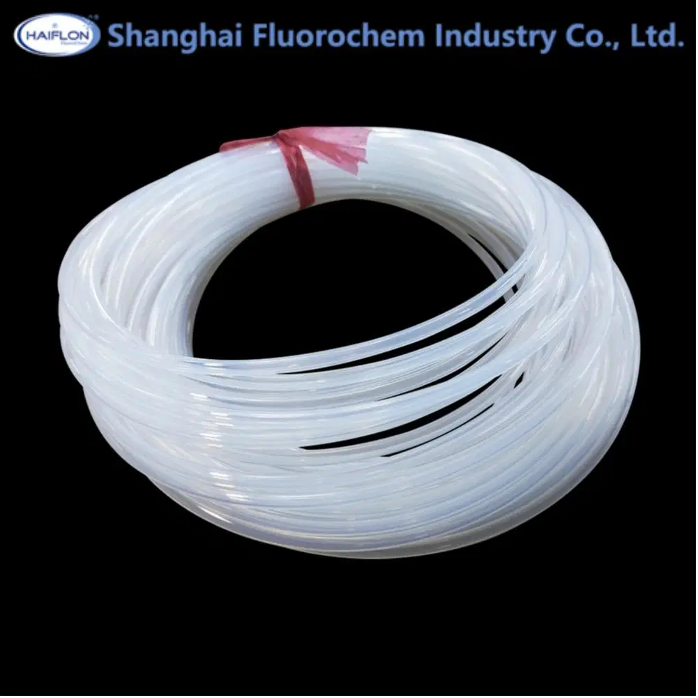 Excellent Chemical Resistance FEP Hard Plastic Tube