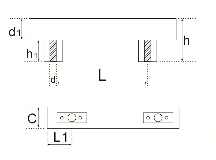 Aluminium Alloy Tubular Handle for Lathe Machine with SGS Certification