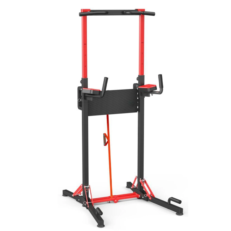 Multi-Function Adjustable Height Foldable DIP Station for Home Gym Workout