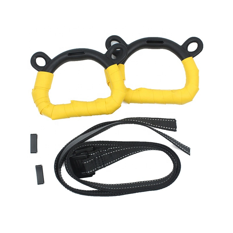 Gymnastic Rings with Adjustable Strap for Strength Training, Workout, Bodybuilding, Cross Training, Fitness, Pull-UPS Wbb13270