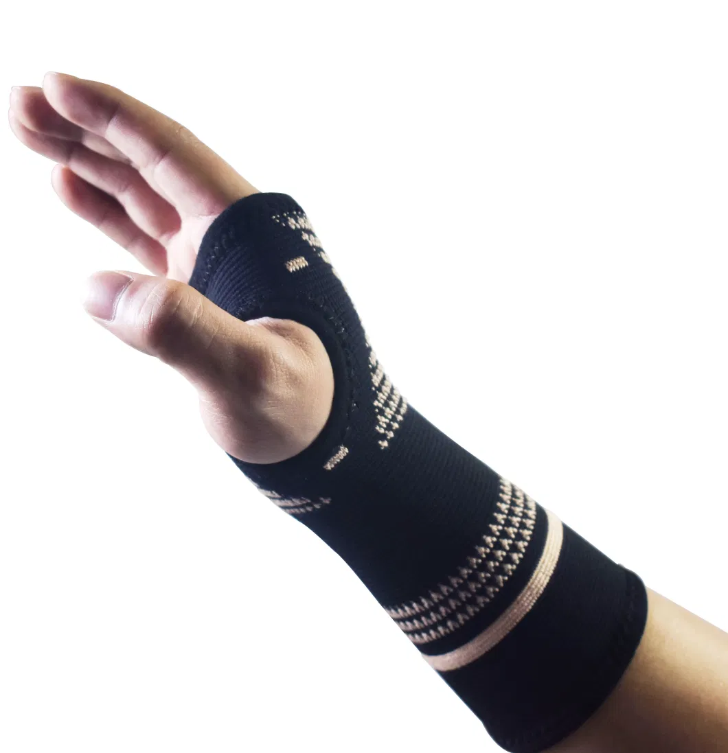 Copper Fibre Weaving Sports Wrist and Hand Protection for Sprain Prevention to Maintain Wrist Health