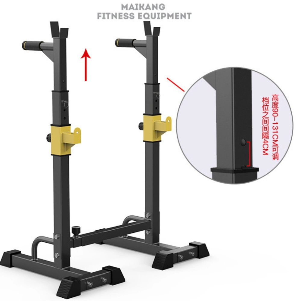 Strength Training Equipment Strength Training DIP Stands Adjustable Power Tower Adjustable Height 90cm 140cm Multi Function Pull up Station Bl23256
