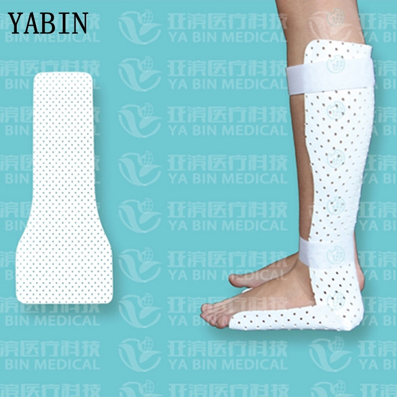 Precut Orthopedics Physiotherapy Thermoplastic Leg Ankle Brace Guard Splint