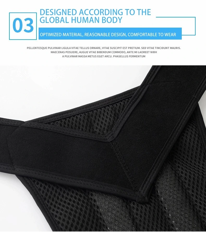Factory Price Healthy Body Adjustable Waist Brace Posture Corrector Back Support