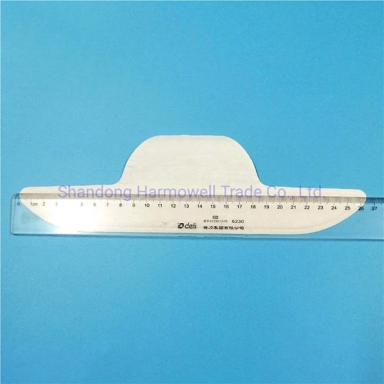 Disposable Collar Protector Sweat Pads White Collar Self-Adhesive Neck Liner Pads