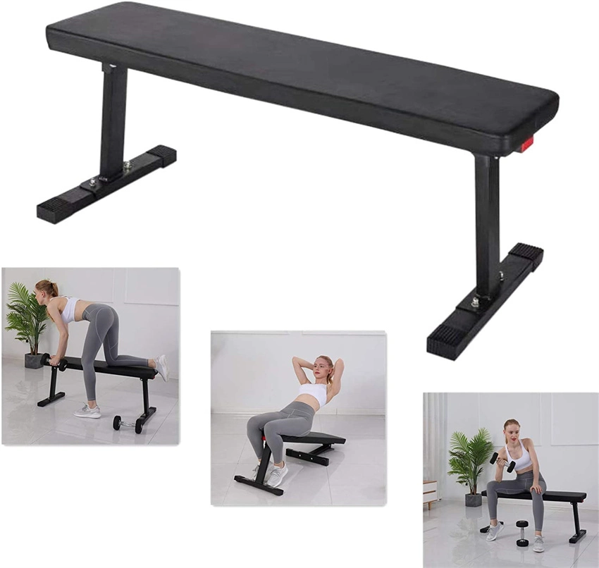 Fitness Gym Training Sit up Bench Adjustable Flat Weight Folding Flat Dumbbell Home Training Weight Bench