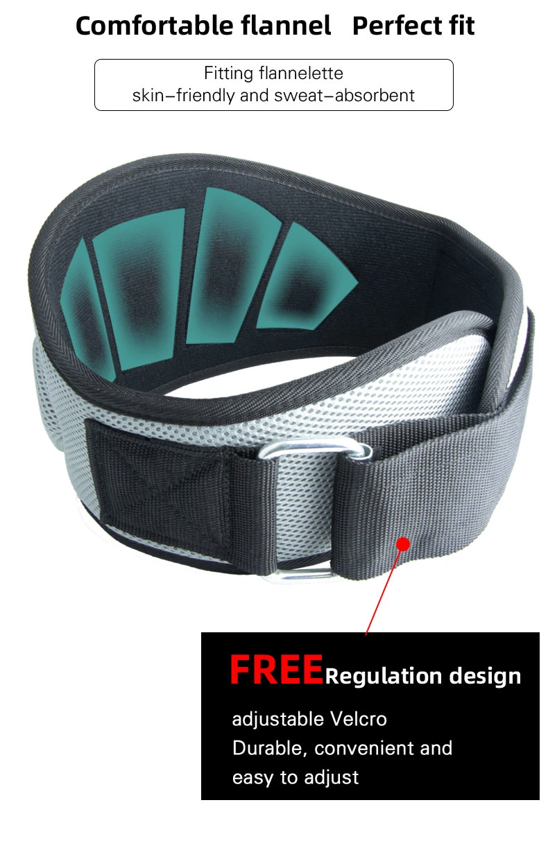 Custom Nylon Weightlifting Lever Belt for Lifting Squat and Deadlifting