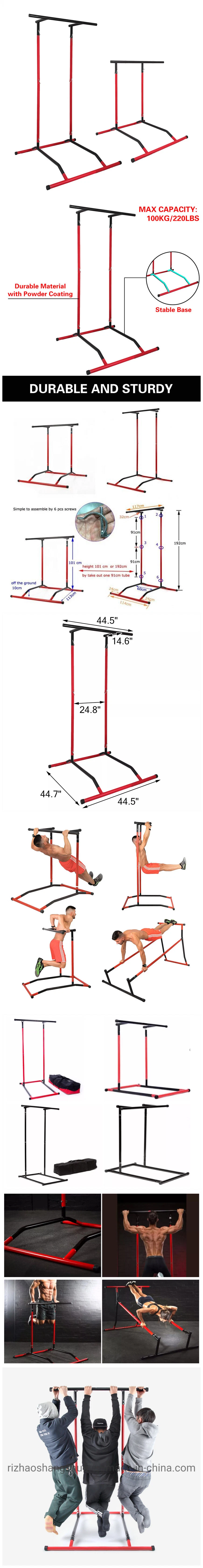 Pull up DIP Station Tower Power Bar Squat Rack Stand Workout Exercise Fitness Two Height Level Sport OEM Pull up Mate Pull up Bar DIP Stand Station