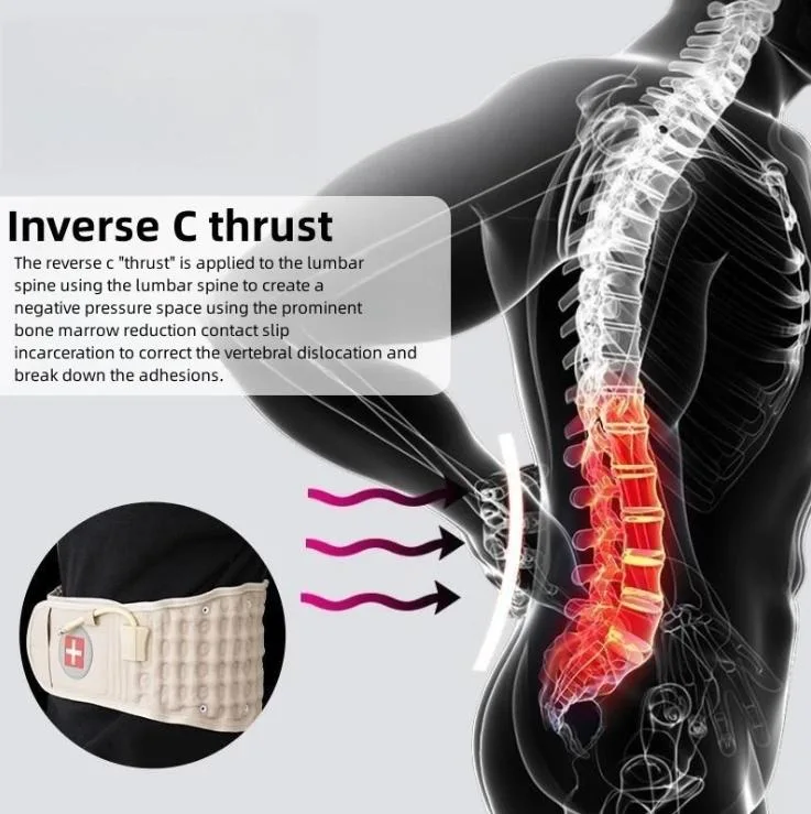 Lumbar Spinal-Air Decompression Back Belt Air Traction Waist Protector Belt Pain Lower Lumbar Support Fit