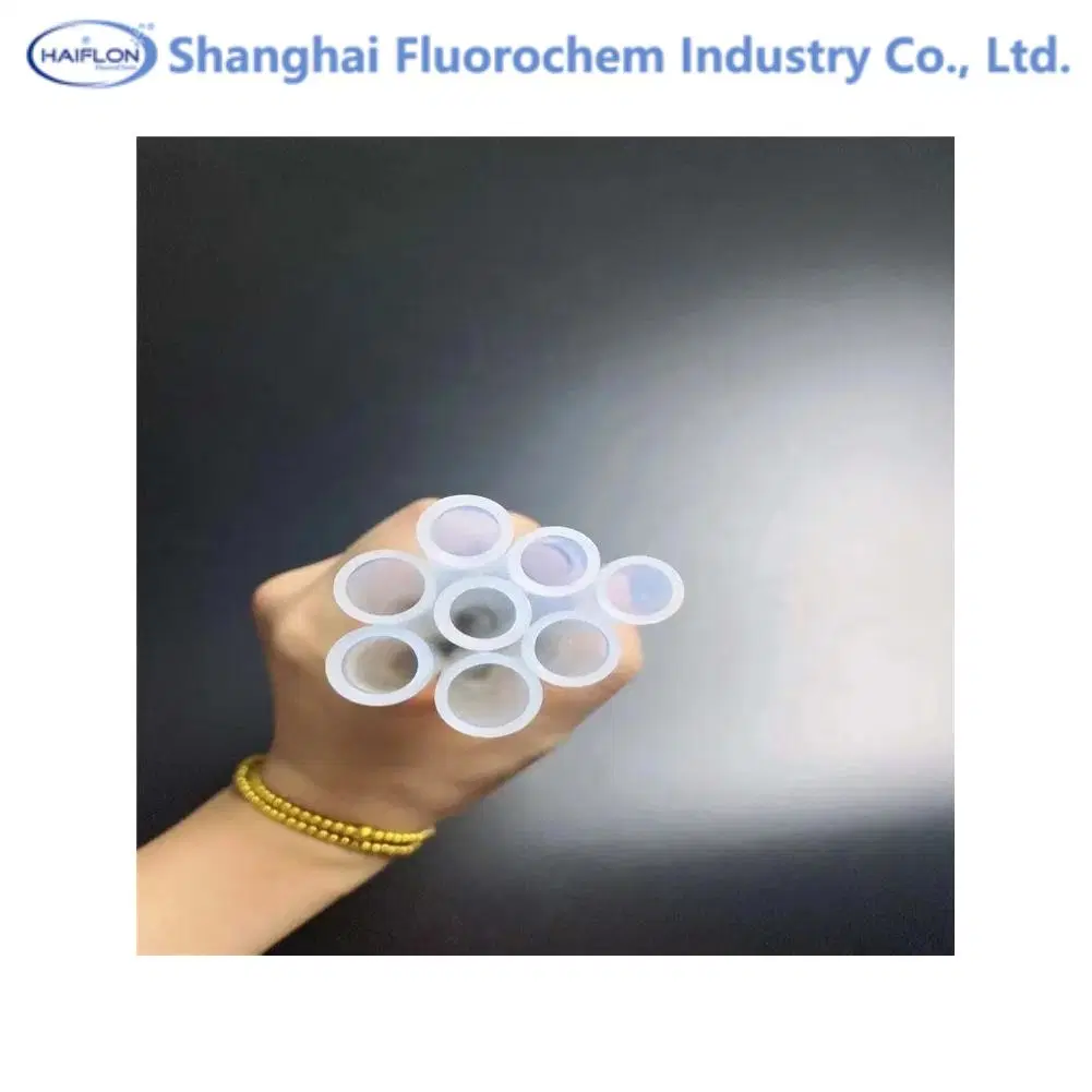 Excellent Chemical Resistance FEP Hard Plastic Tube