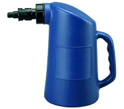 3 LTR PE Plastic Oil Jug Measuring Fluid Fuel Container and Spout