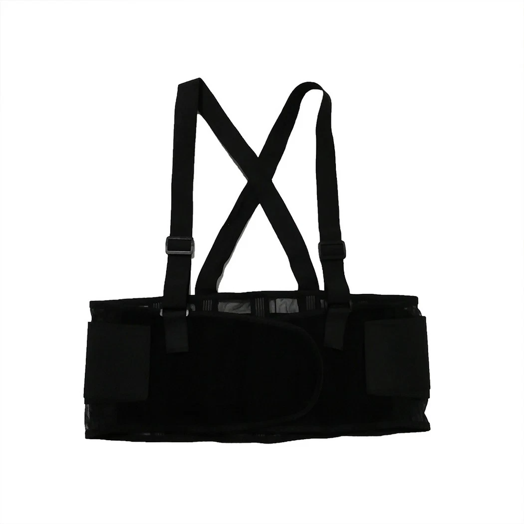 Medmount Adjustable S/ M/ L/ XL Posture Composite Fabric Back Brace Support with Straps
