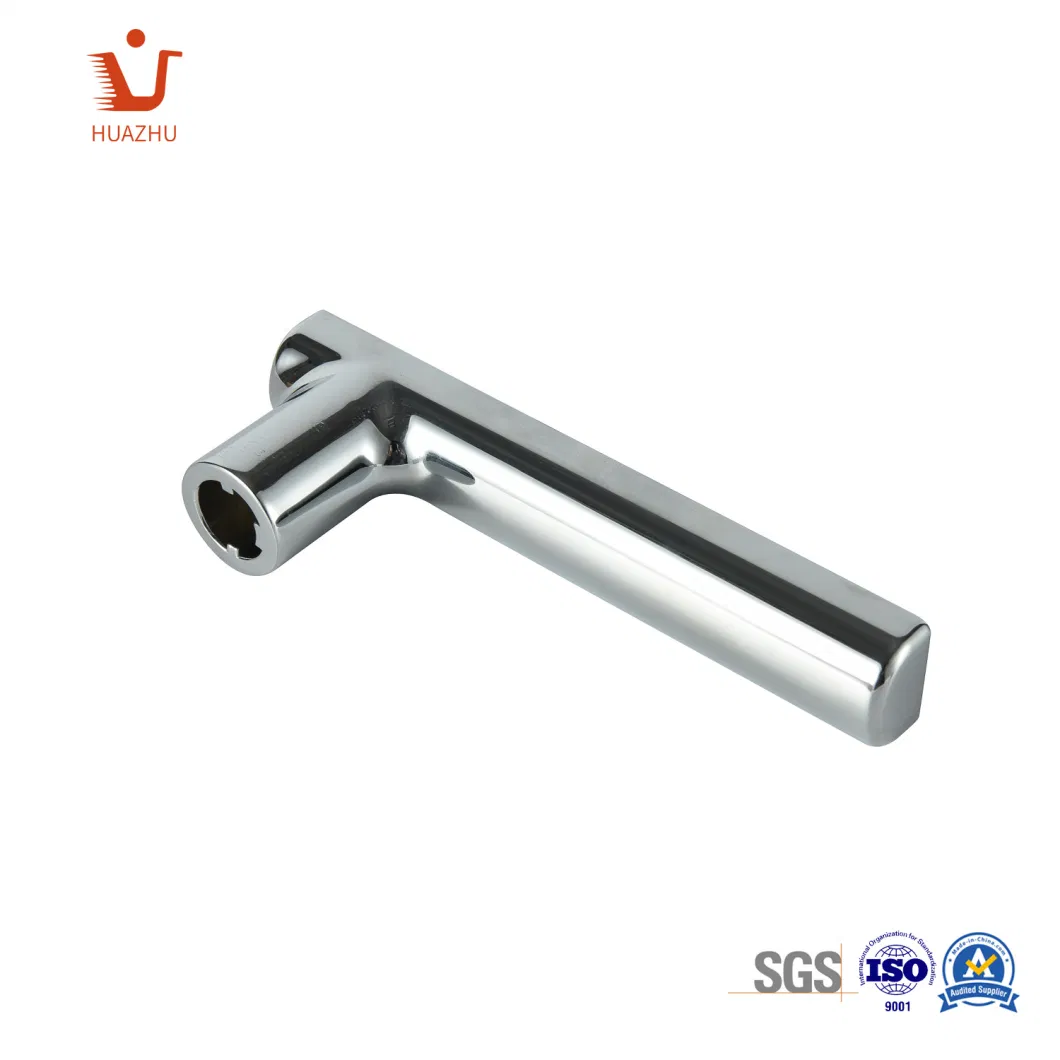 Russia Style Modern Hotel Interior Door Aluminium Tube Lever Type Door Handles