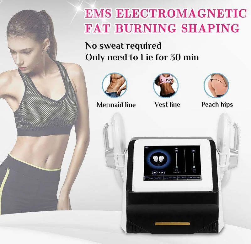 Newest Portable Slim Beauty Emsslimming Muscle Machine PRO Build Muscles Stimulate Tesla EMS Body Sculpt 5 Handles