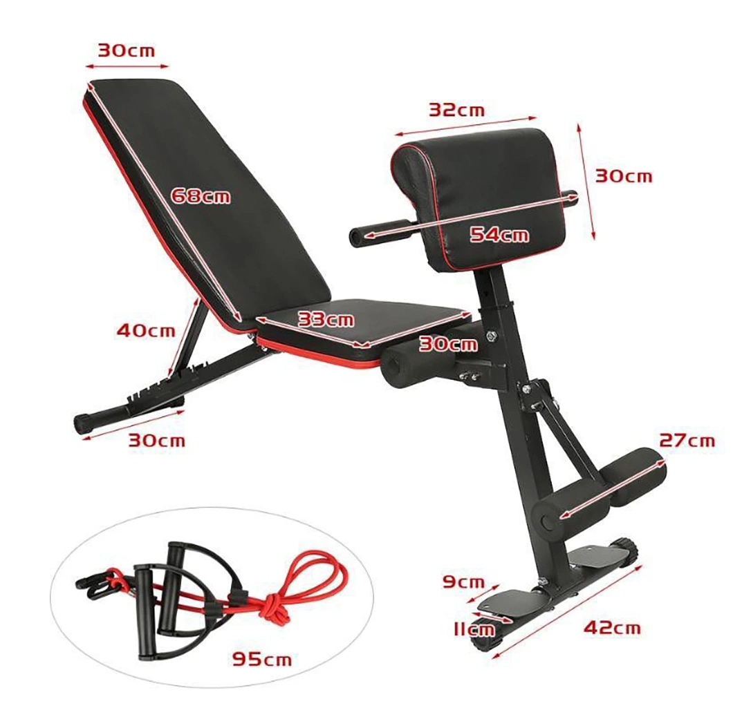 Economic Home Gym Adjustable Weight Bench Foldable Workout Bench Adjustable Sit up Dumbbell Benches