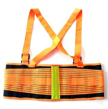 Orange Adjustable Reflective Work Back Support Belt Free Samples Waist Support