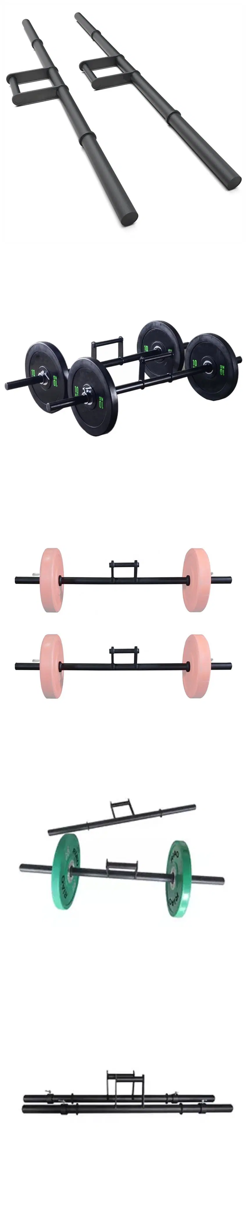 Wholesale Gym Weight Lifting 20kg Weight Bar Barbell Bar Rod Set Farmers Walk Bars Farmers Walk Handles