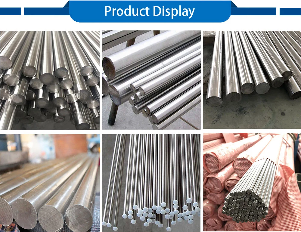 China Factory Supplies ASTM Standard 316h\316L\316\304h\304L\304\301 Custom Shaped Stainless Steel Rods