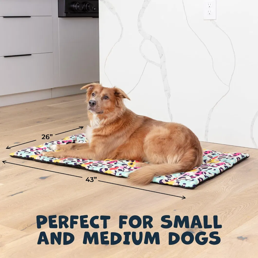 Travel Dog Bed - Outdoor Dog Beds for Camping - Portable Clip-on Carrying Strap Provides Comfort