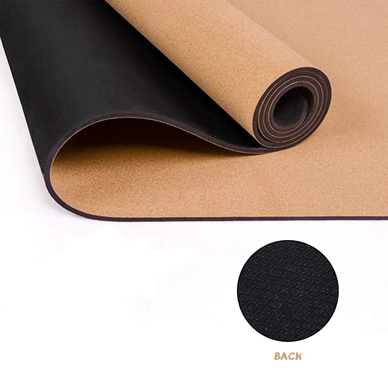 Factory Price Private Label Best Selling Eco Friendly Custom Print Logo Mat Cork Natural Rubber Premium Organic Eco Friendly Anti Slip Yoga Mats Fitness