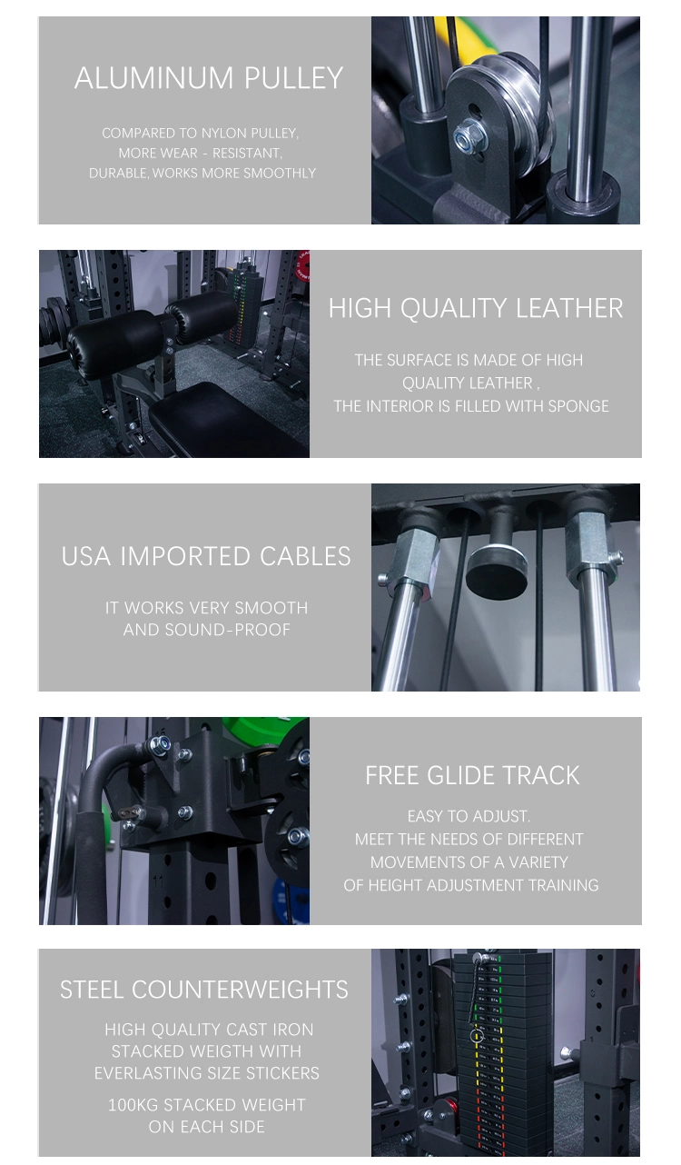 Wholsale Gym Strength Training Equipment Fitness Power Rack Lat Pull Down for Bodybuilding