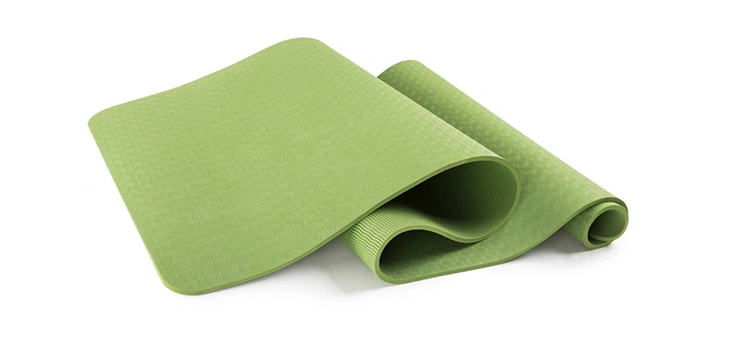 Eco Friendly Gymnastics Good Grip Custom Yoga Mat TPE 6mm