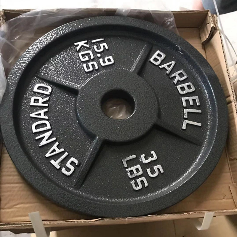 High Quality Cast Iron Standard Dumbbell Weight Plates Pounds Weight Lifting