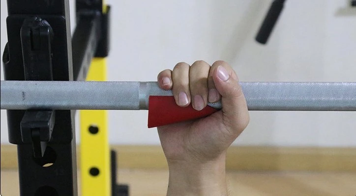 Fitness Weight Lifting Silica Gel Barbell Grip Handle