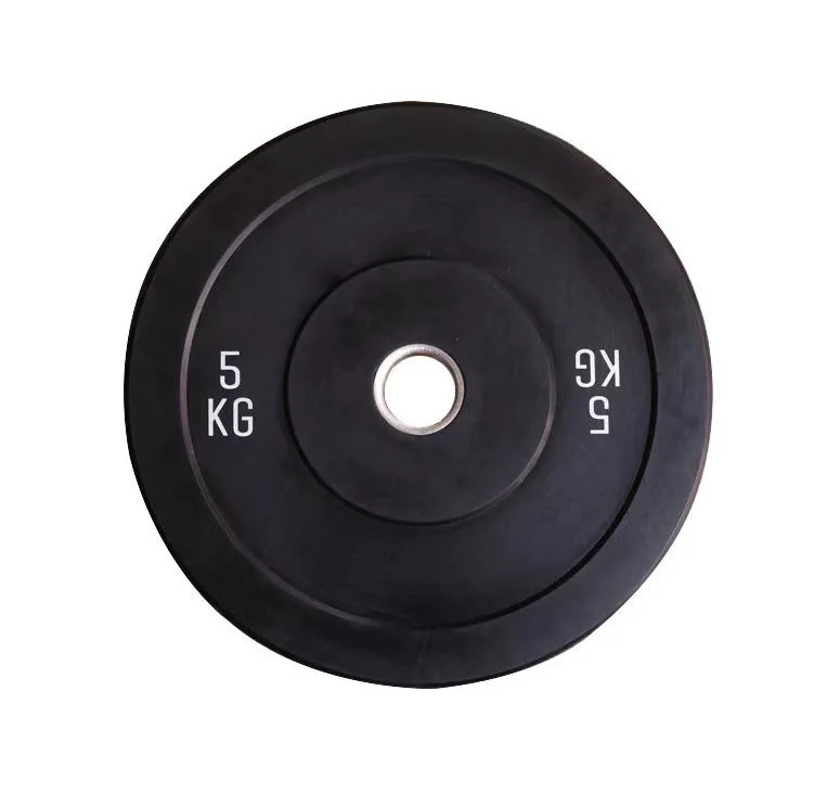 Gym Lifting Equipment Power Training Manufacture Rubber Bumper Weights Set Free Weight Plate with Steel Hub