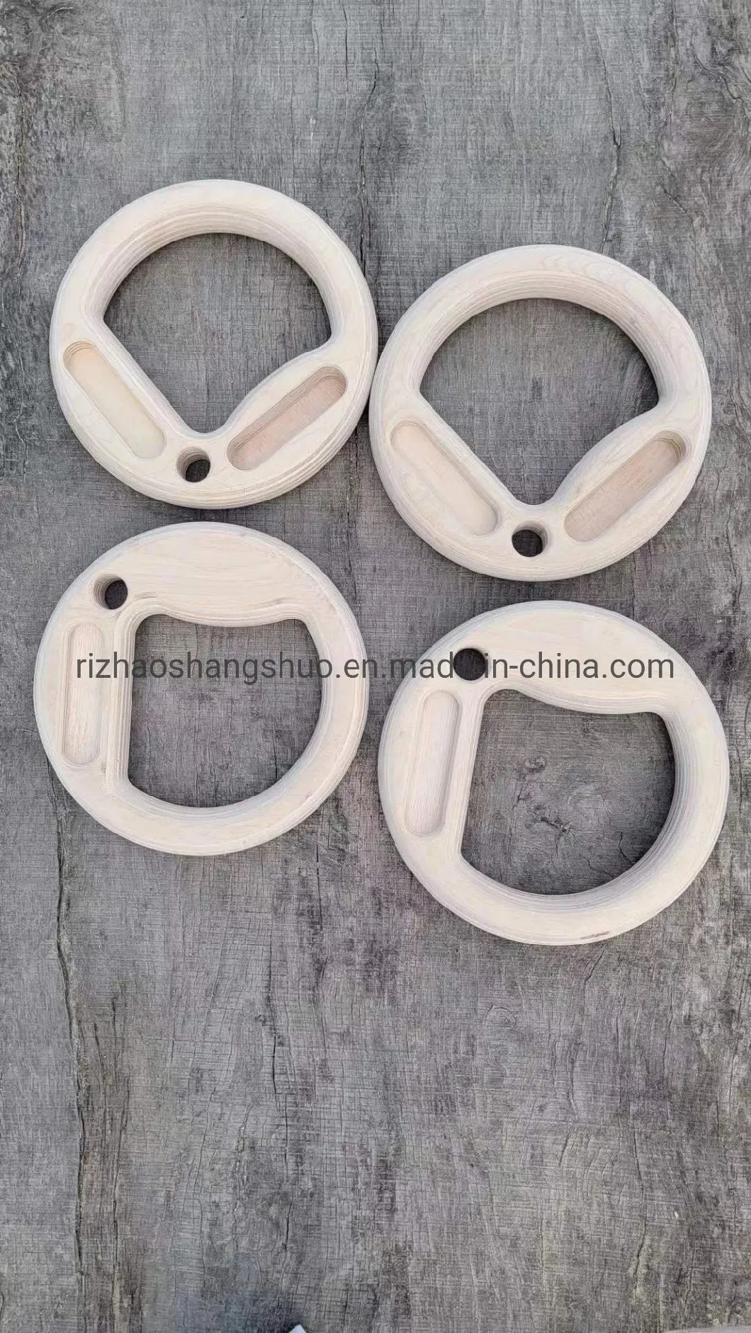 New Style Fitness Wood Gymnastic Rings