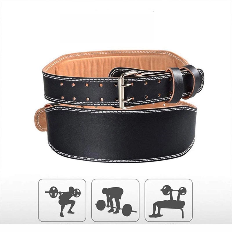 Lst122 Waist Gym Leather Fitness Belts Power Logo Custom Old School Weight Customized Lever Belt Lifting