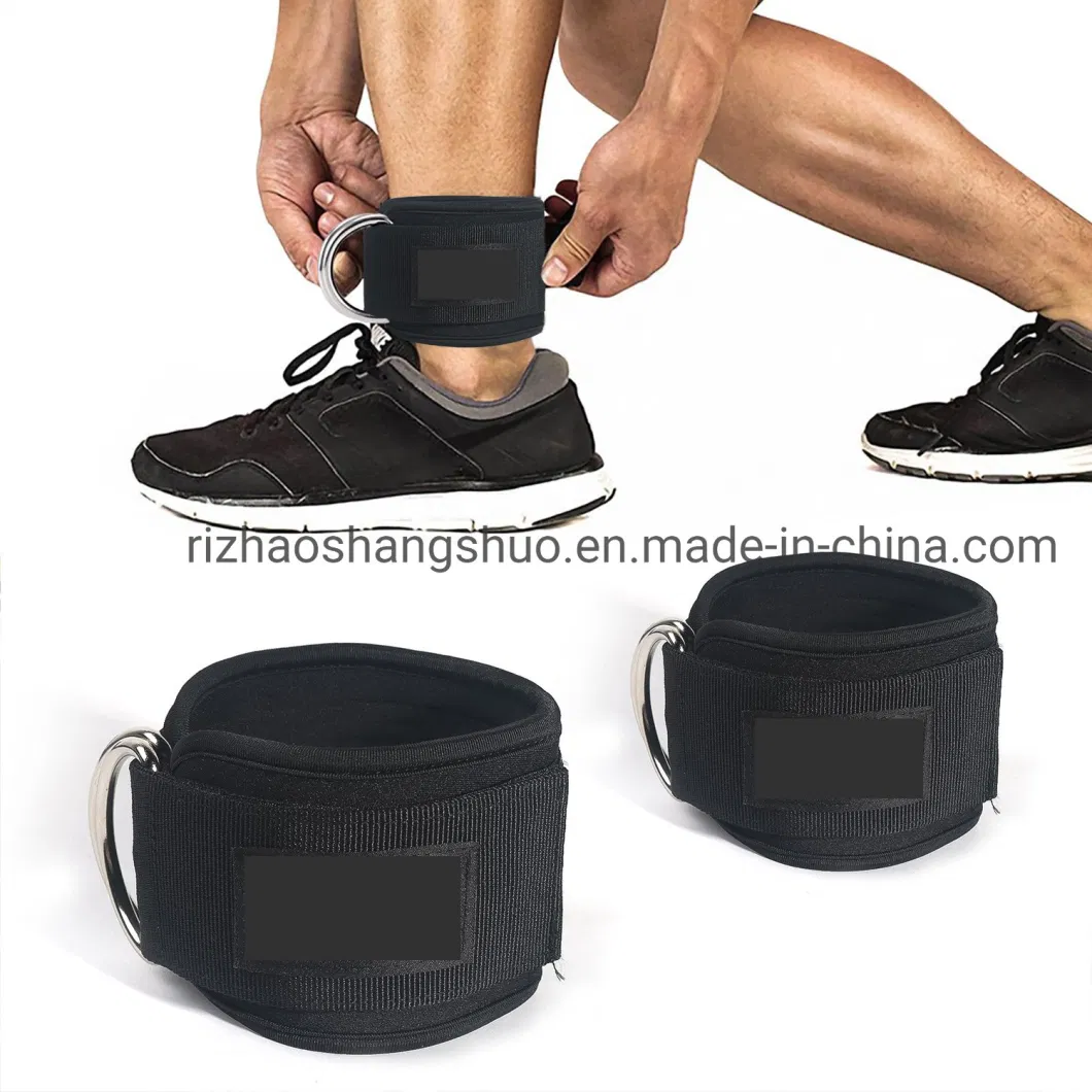 Ankle Straps with Double D-Ring Legend Fitness Ankle Strap for Cable Machines with Adjustable Neoprene Strap Support