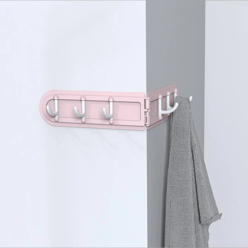 Rotating Wipe Hanger Plastic Towel Bar Bathroom Decoration Free Punch Bathroom Towel Rack Single Rod Bl15727
