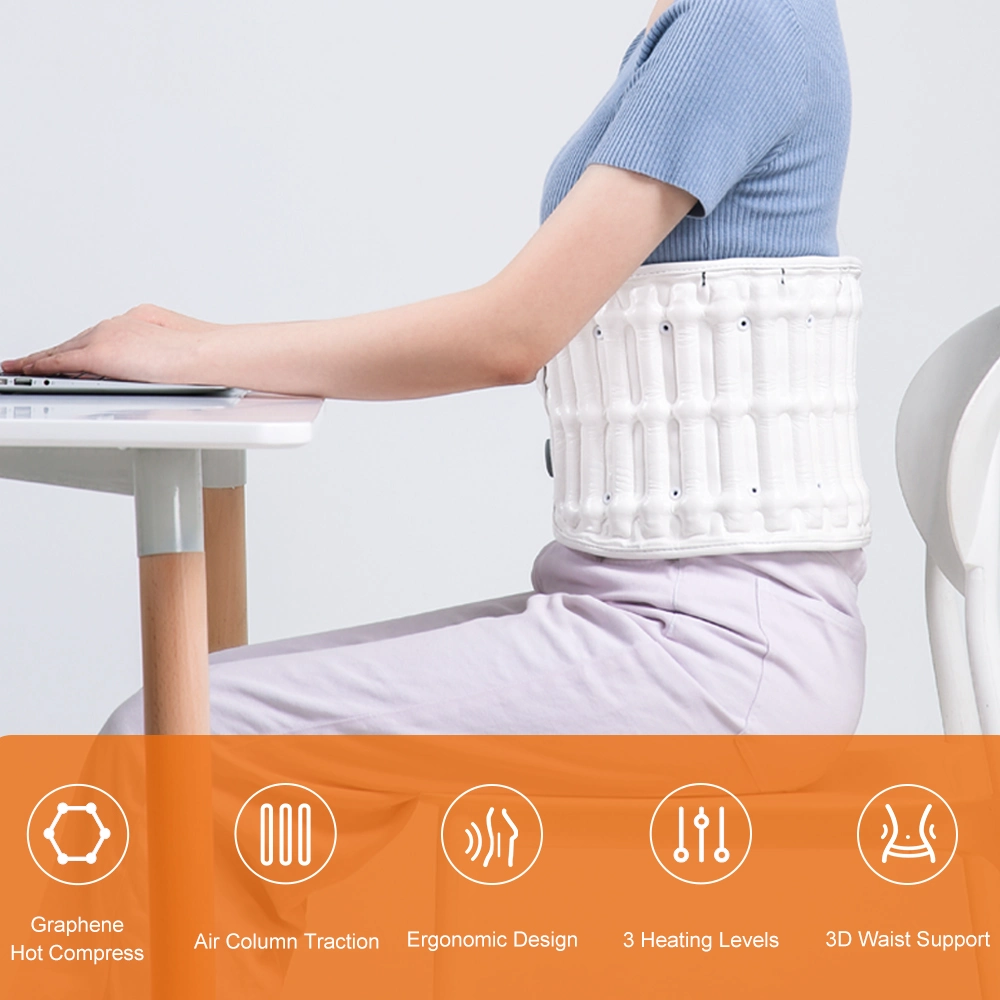 Inflatable Graphene Heating Support Belt for Waist Rehabilitation