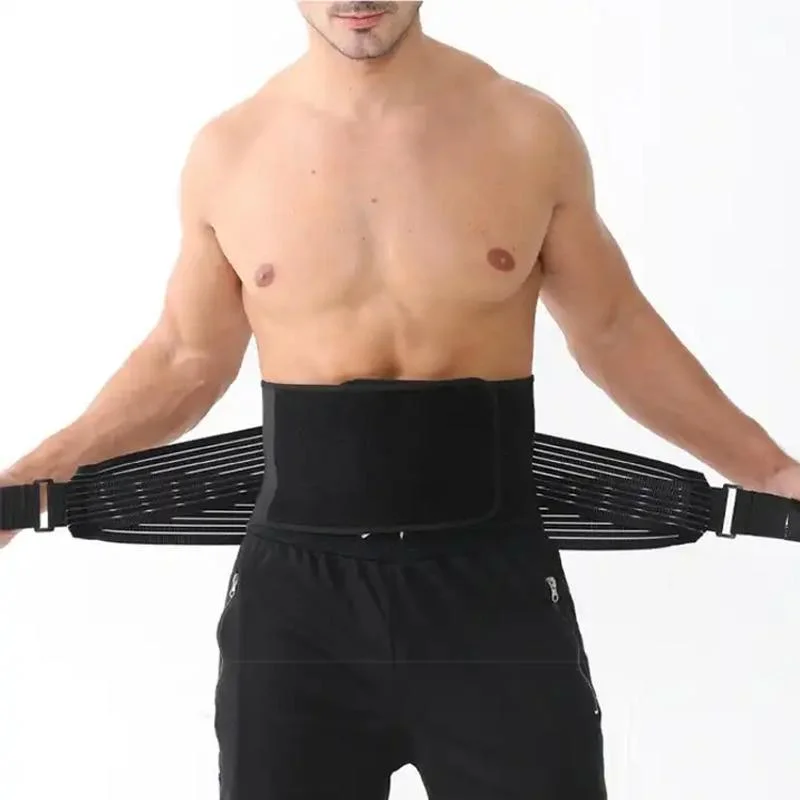 Dual Adjustable Elastic Back Support Non-Slip Waist Support