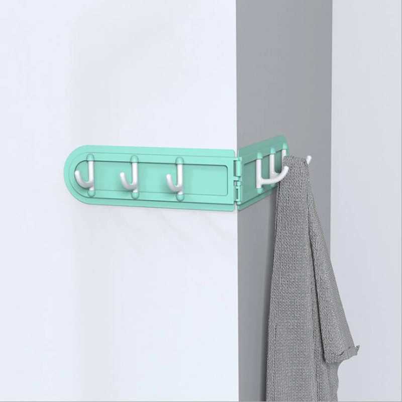 Rotating Wipe Hanger Plastic Towel Bar Bathroom Decoration Free Punch Bathroom Towel Rack Single Rod Bl15727