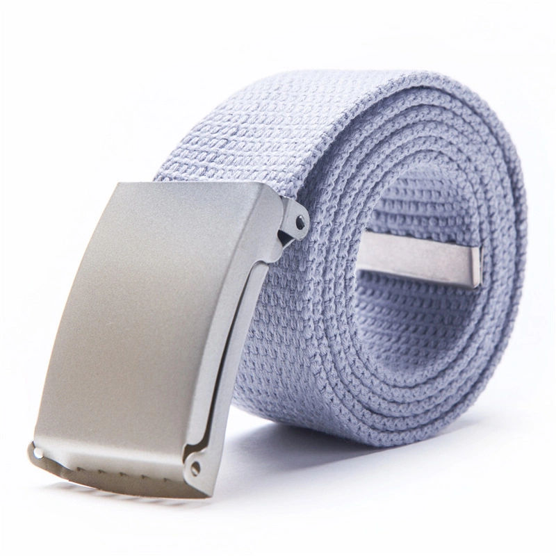 New Combat Canvas Duty Tactical Sport Belt Adjustable Outdoor Hook Loop Waistband Gym Belt