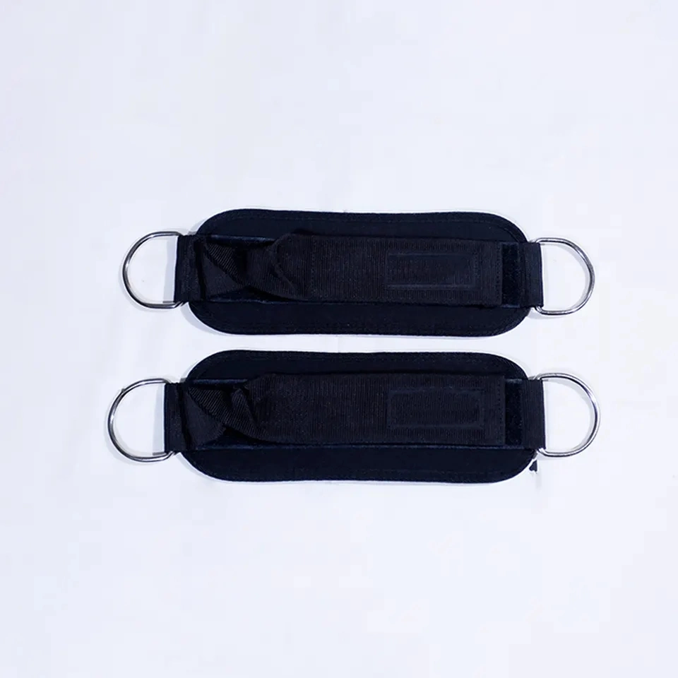 Gym Wholesale High Quality Ankle Straps with Double Metal Buckle