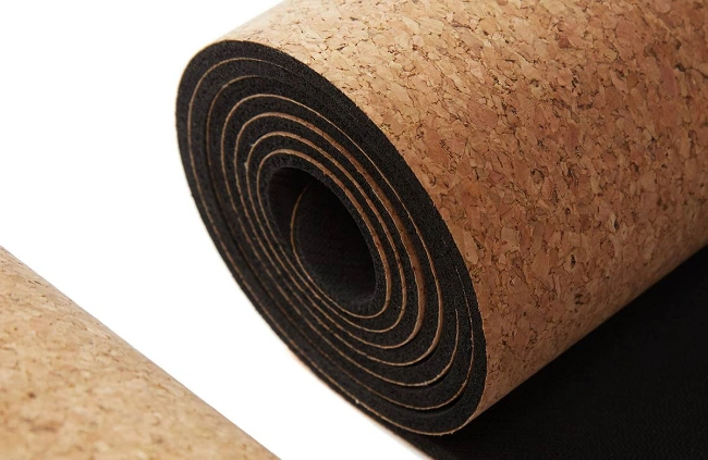 Sol Wholesale Manufacturer Pirce Hot Yoga Pilates Cork Natural Rubber Yoga Mat