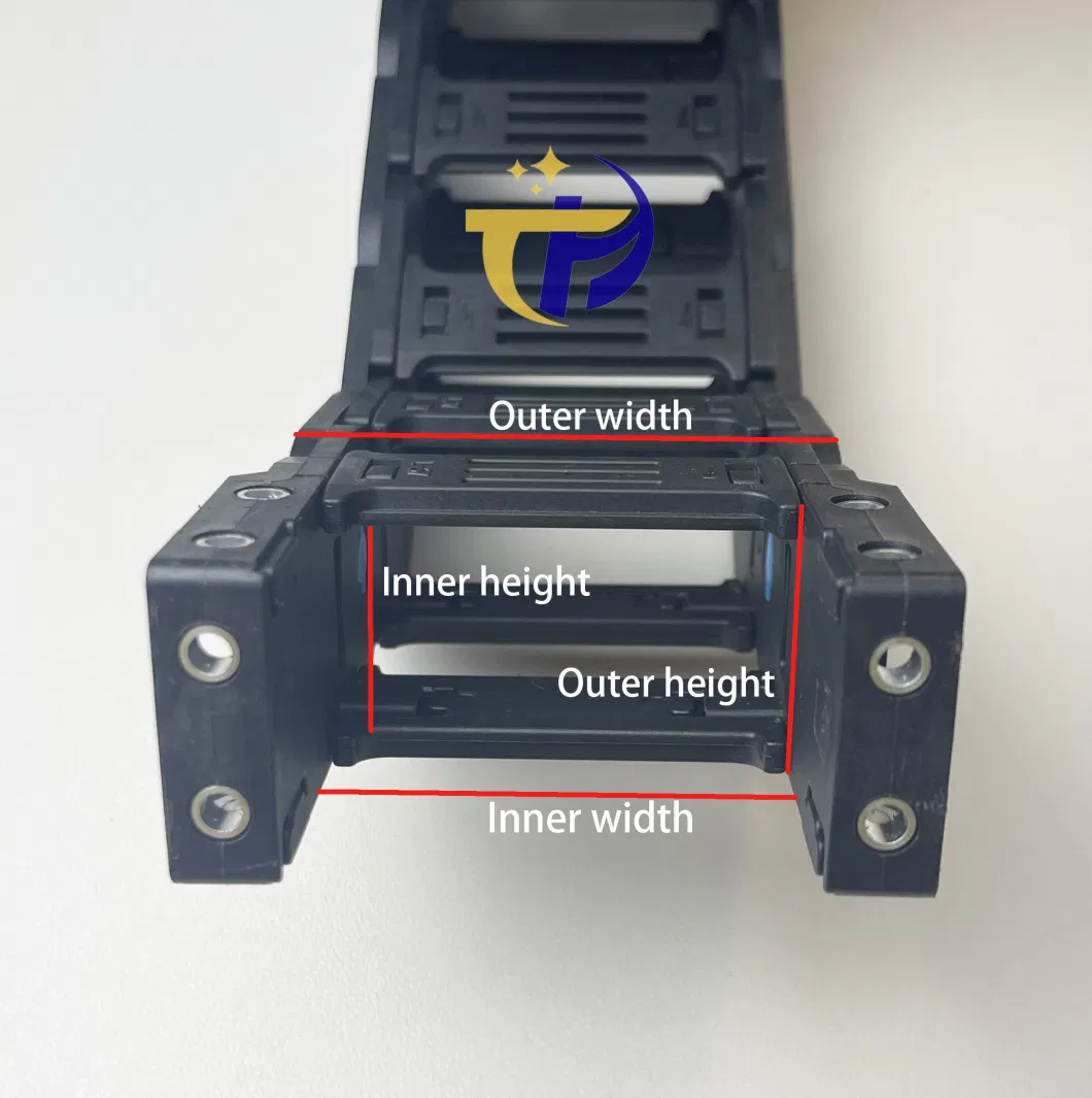 Nylon Plastic Electric Cable Drag Chain CNC Machine Tools Accessories