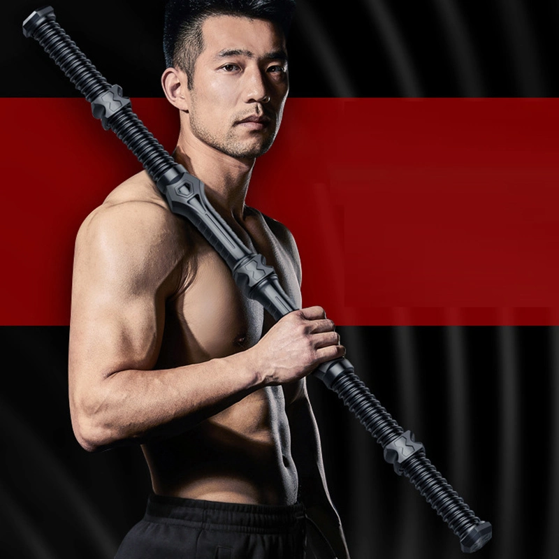 Adjustable Spring Exercise Bar (70-180lbs) Upper Body Chest Bicep Triceps Blaster Shoulder Back and Arm Builder Bl15206