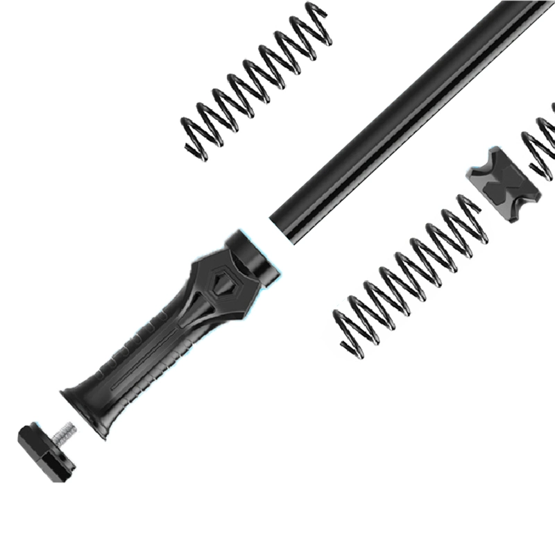 Upper Body Chest Bicep Triceps Blaster Shoulder Back and Arm Builder Adjustable Spring Exercise Bar (70-180lbs) Esg15206