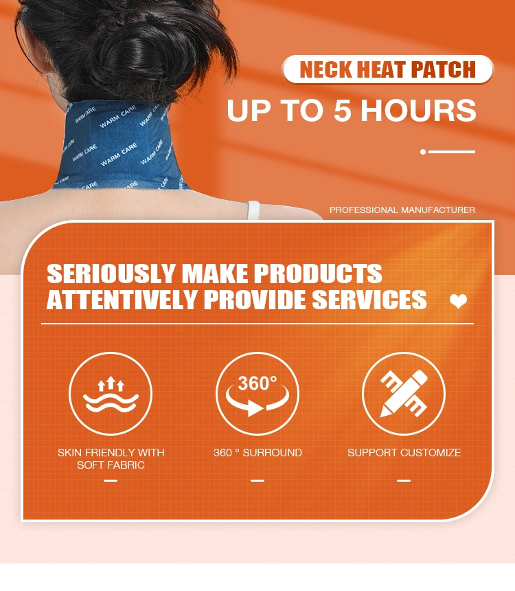 Back and Neck Massager Round Pain Relief Patch Health Care Pain Relief Heating Patch Shoulder Warmer Pad