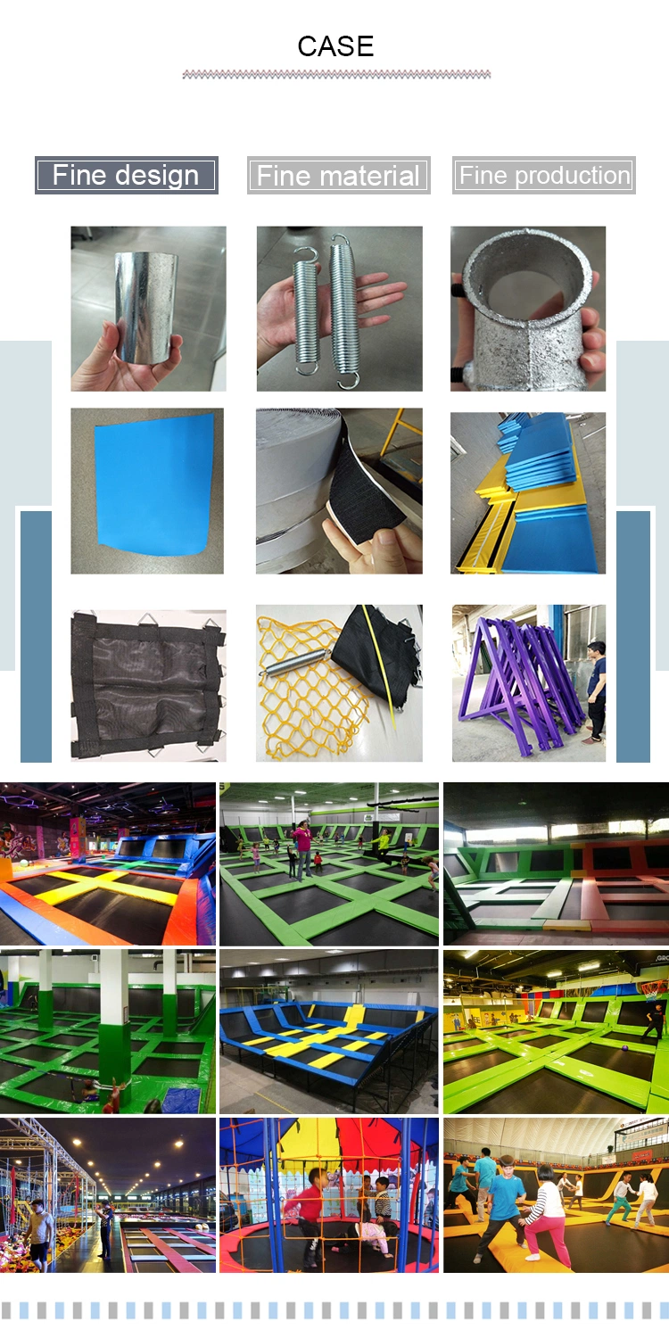 Childen and Adult Trampoline Park Manufacturers China Jumping Bed for Sale